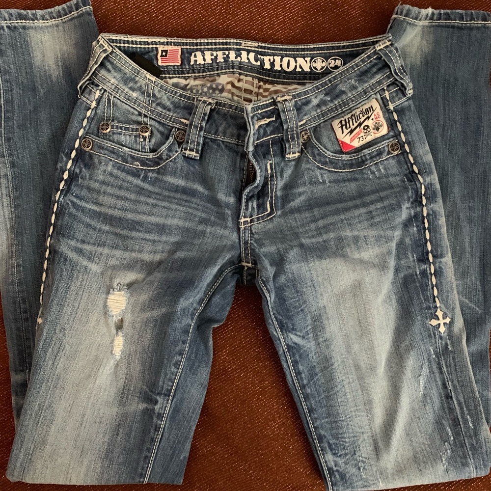 SOLD‼️Affliction jeans